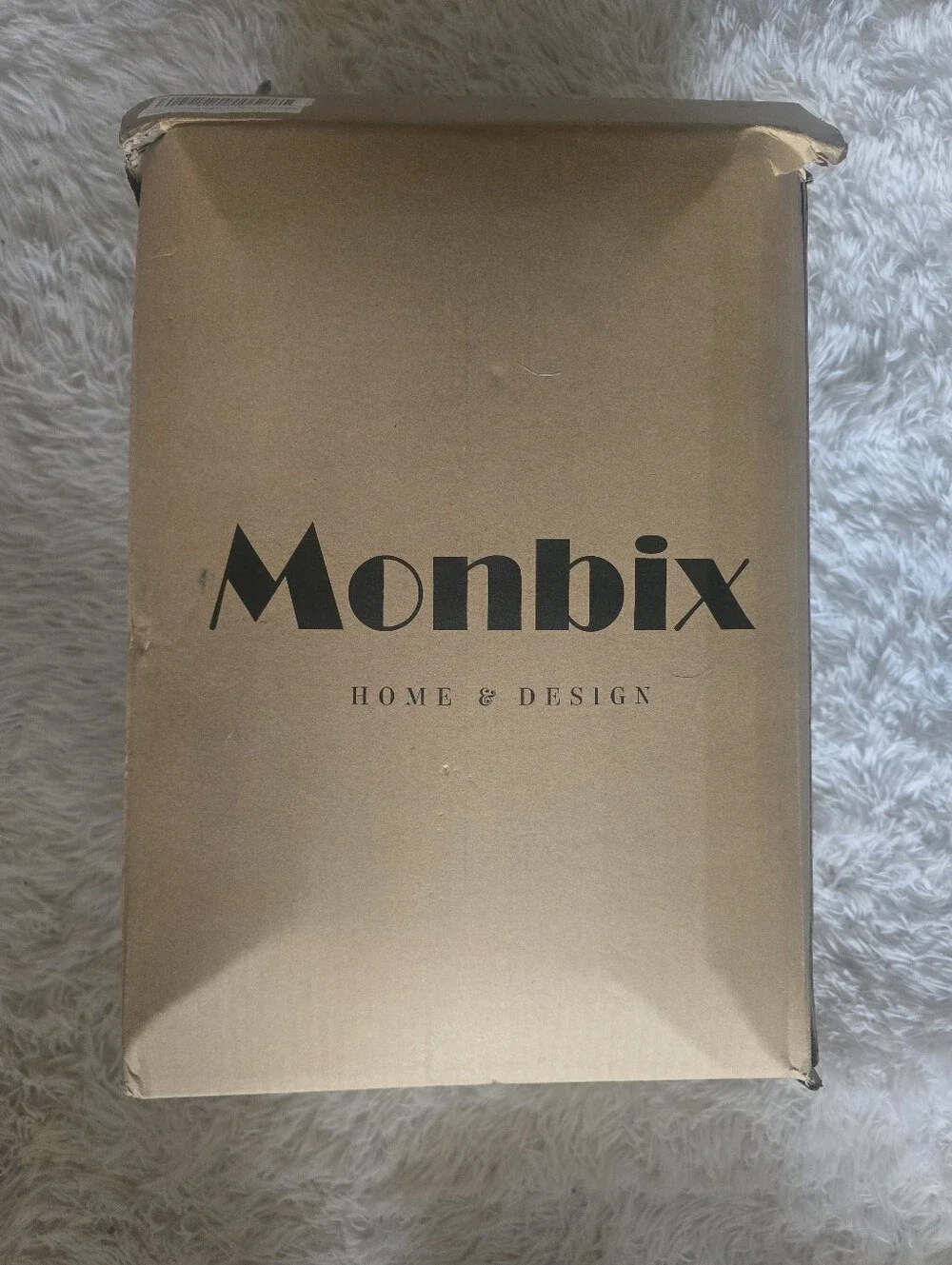 Monbix Oversized King Size Comforter Set - 7 Pieces Apricot Beige Bed in a Bag